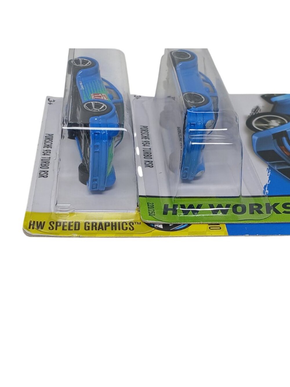 2 Hot Wheels Porsche 934 Turbo RSR DieCast Cars Blue LHW Workshop & Speed #D-36 - Picture 8 of 9